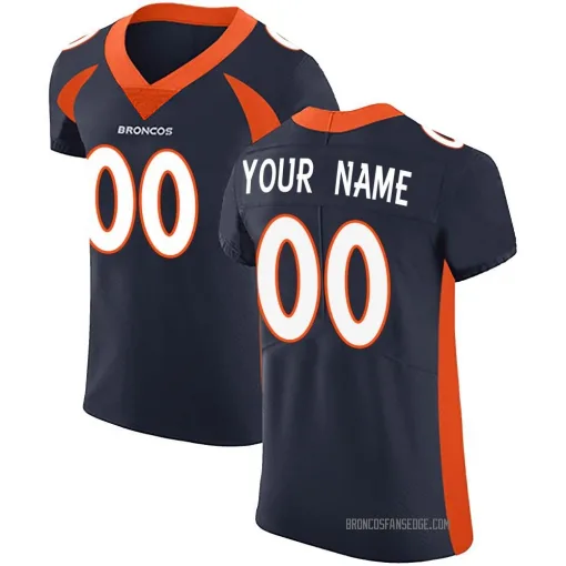 Men's Nike Orange Denver Broncos Vapor Untouchable Custom Elite Jersey