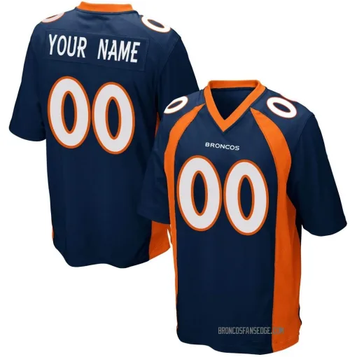 Men's Nike Jonas Griffith Orange Denver Broncos Game Jersey