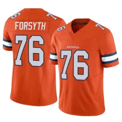 Alex Forsyth Women's Nike Orange Denver Broncos Custom Game Jersey Size: Small